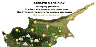 Επανέρχεται πρόσκαιρα το θερμό ρεύμα αέρα στην περιοχή μας με την θερμοκρασία να σημειώνει άνοδο αύριο Σάββατο